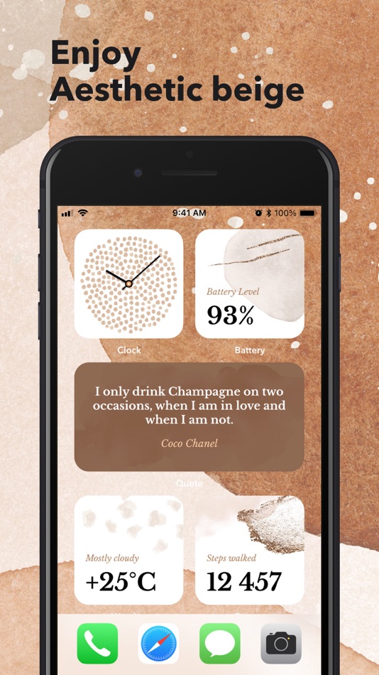#8. WiGet - Cool Widgets & Themes (iOS) By: Mikita Dzidzenka
