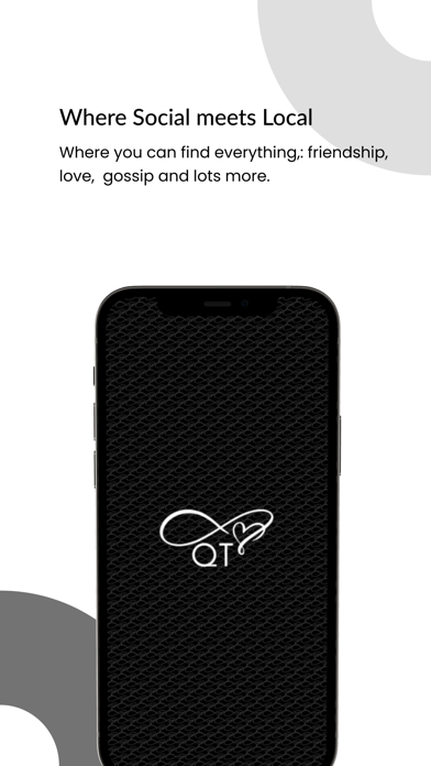 Qties iPhone screenshot 2 - Social Networking app