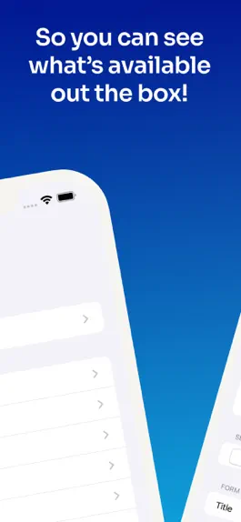 Game screenshot Out The Box: SwiftUI Catalogue apk