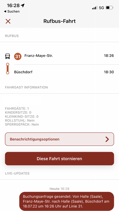 Mein HALLE Unterwegs Screenshot