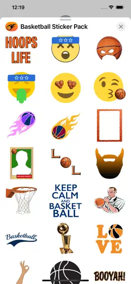 Game screenshot Basketball Hoops Sticker Pack apk