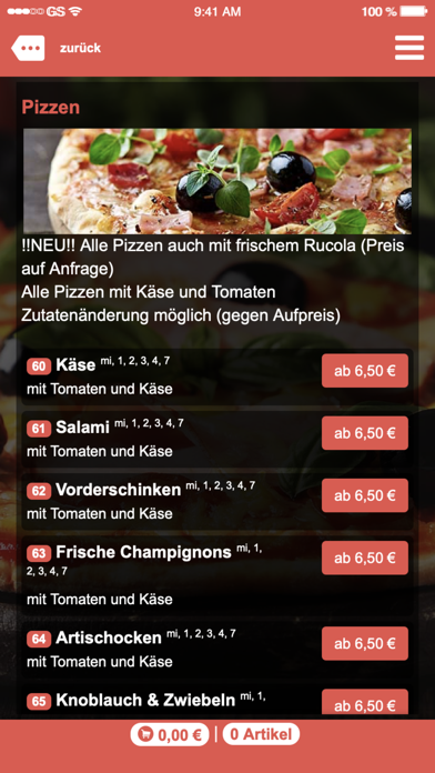 Pizza Phone Screenshot