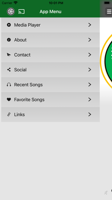 Green Moon Radio Screenshot