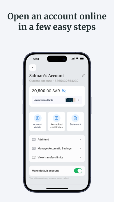 Alinma App - تطبيق الإنماء Screenshot