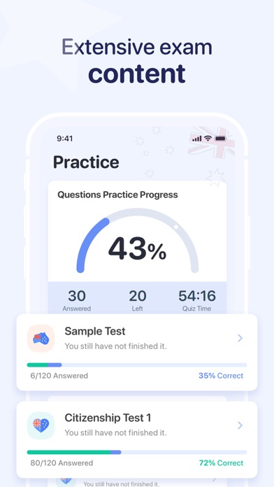 AU Citizenship Test 2025 Screenshot