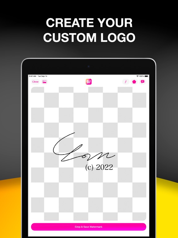 Batch Watermark Photos & Logo iPad screenshot 3 - Photo & Video app