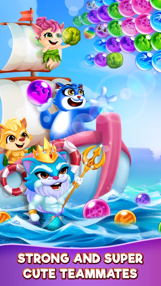 #2. Cat Pop Island: Bubble Shooter (iOS) By: Phan Tu