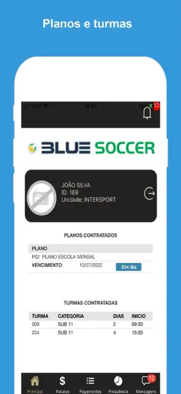 Game screenshot Bluesoccer Alunos mod apk
