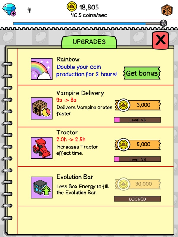 Vampire Evolution: Idle Horror screenshot 9