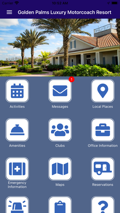 Golden Palms Luxury Motorcoach Screenshot
