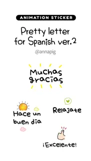 pretty letter for spanish ver2 iphone screenshot 1