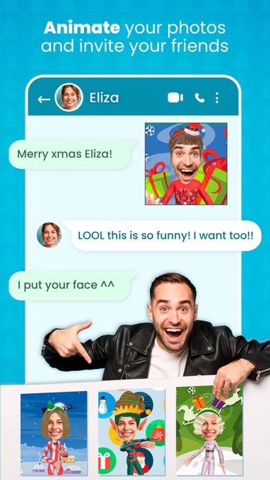 Merry Christmas eCards Maker Screenshot