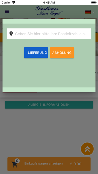 Restaurant Zum Engel Screenshot