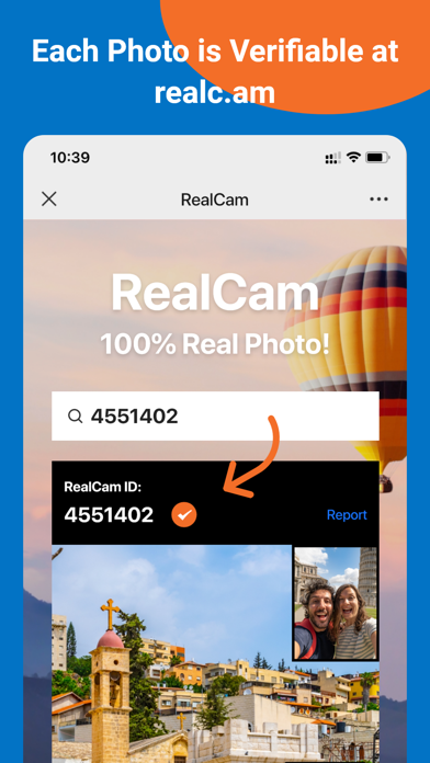 RealCam - Timestamp&GPS Camera Screenshot