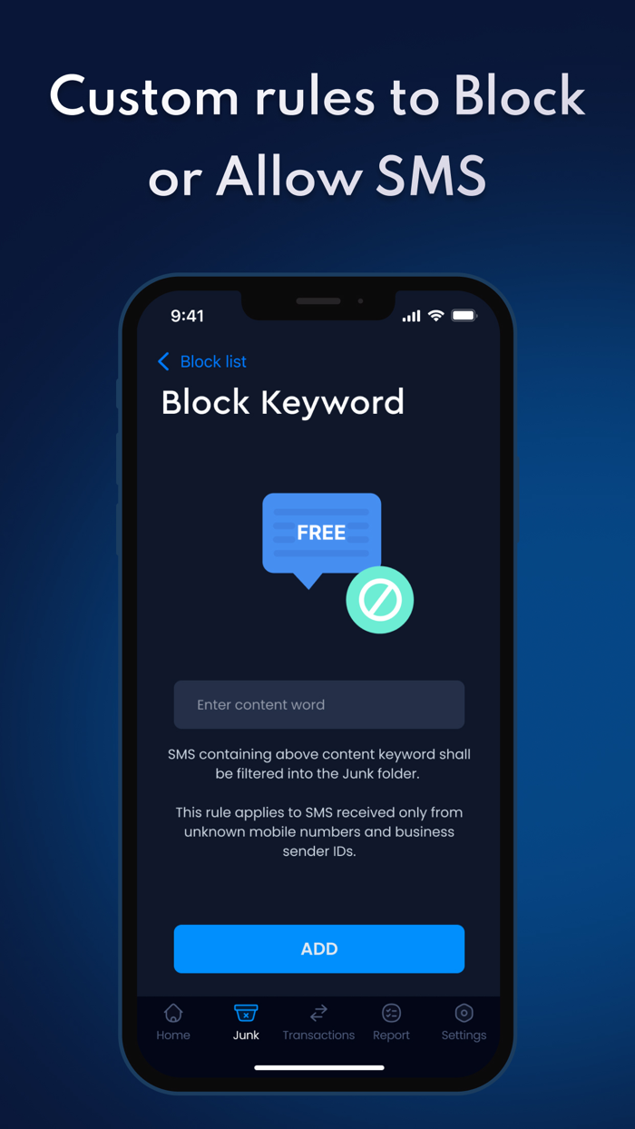 Mezo AI SMS Spam Blocker