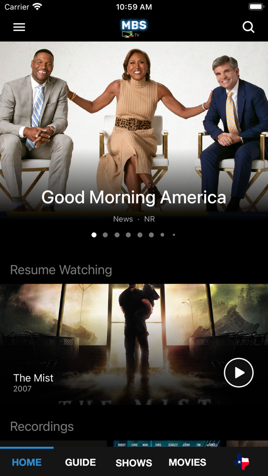 #2. MBS TV (iOS) 由: TiVo Platform Technologies LLC