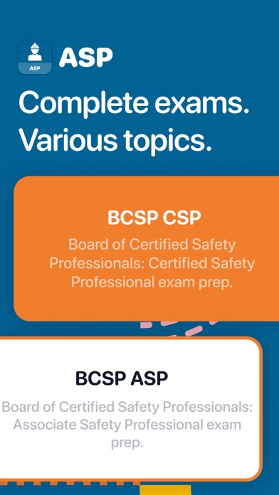 Screenshot #1 pour CSP ASP Exam Prep