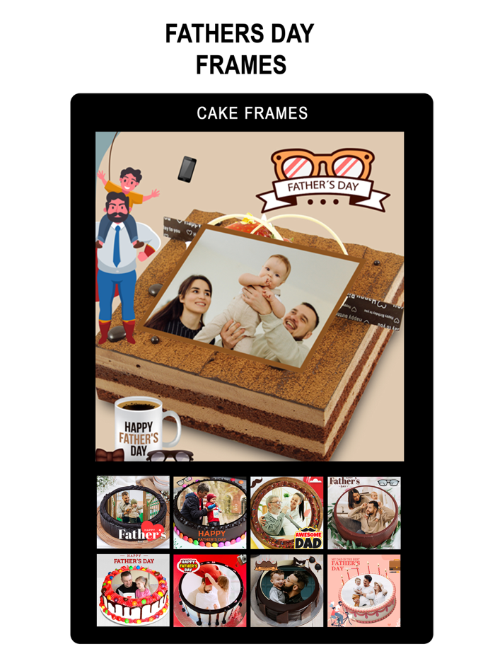Fathers Day Greeting and Frames