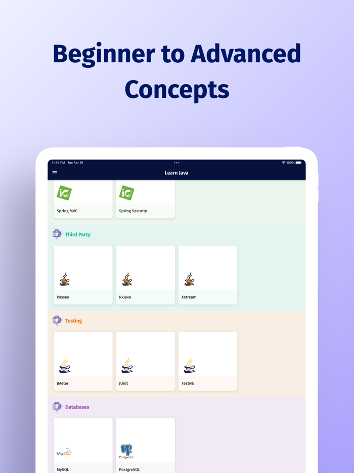Learn Java Coding Fast Offline