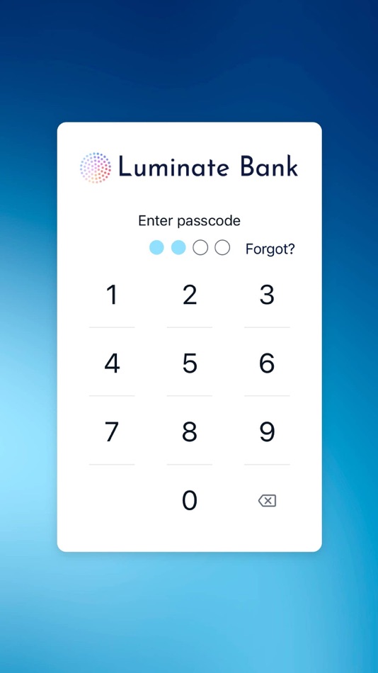 #2. Luminate Bank (iOS) Bởi: Luminate Bank