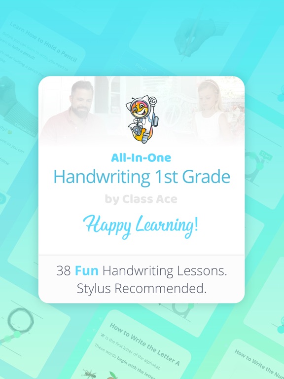 Learn Handwriting 1st Gradeのおすすめ画像1