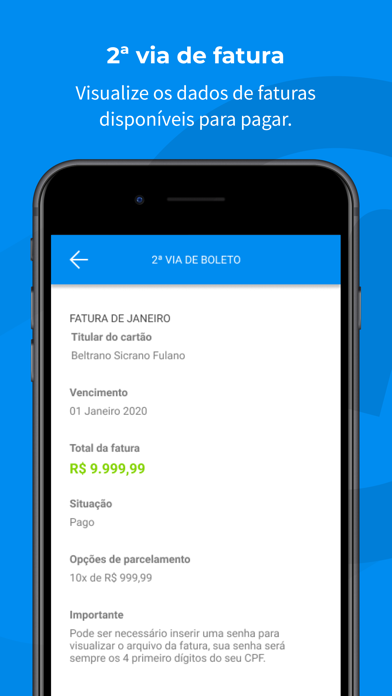 Confpay Cartões Screenshot