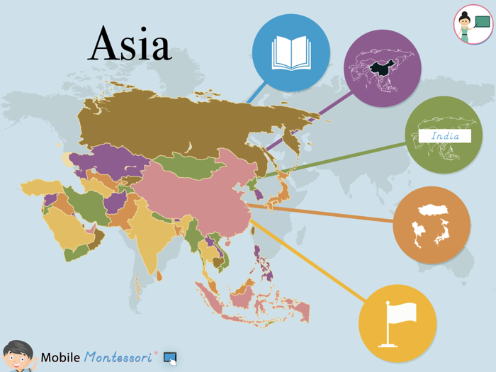 Asia - Montessori Geography