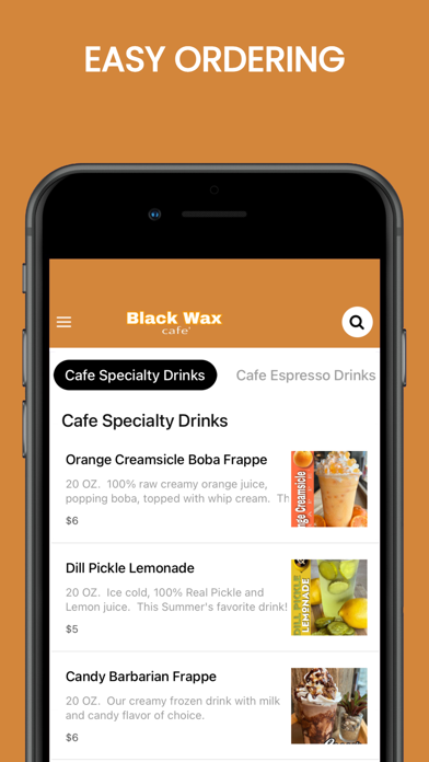 Black Wax Cafe Screenshot