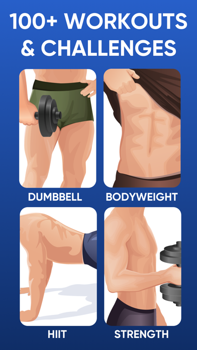 Workout for Men · Fit & Strong Screenshot