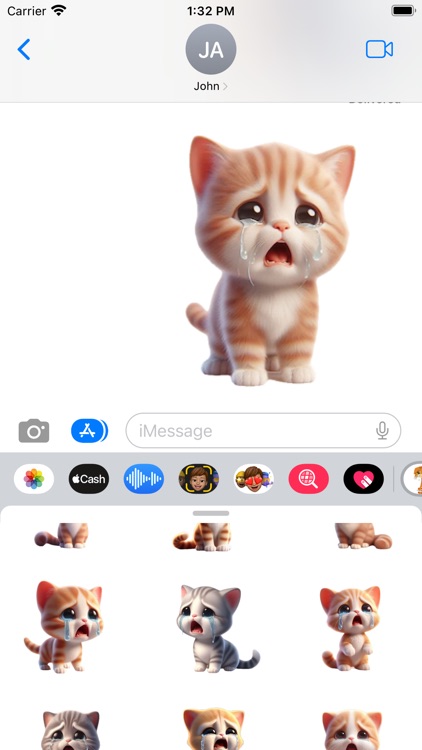 Sad Kitten Stickers screenshot-5