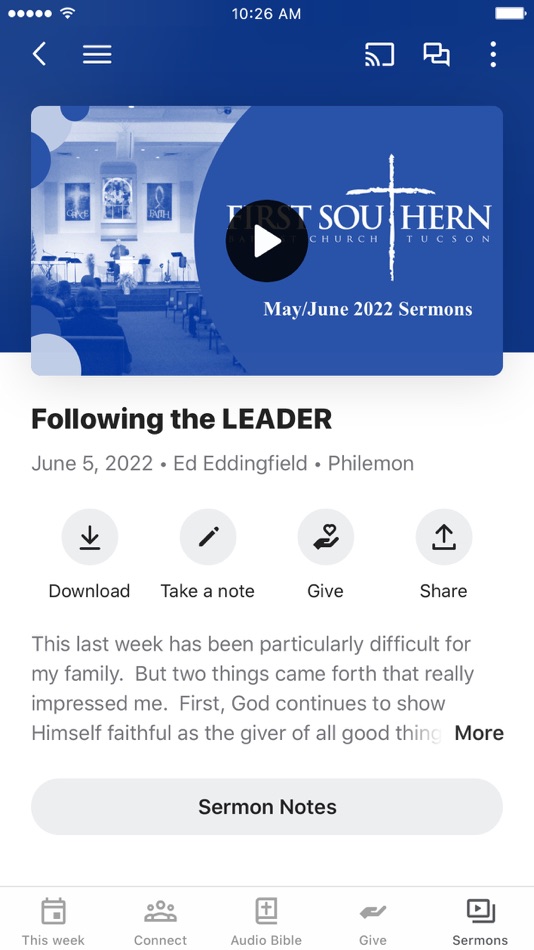 #3. FSBC Tucson (iOS) 由: FIRST SOUTHERN BAPTIST CHURCH OF TUCSON AZ