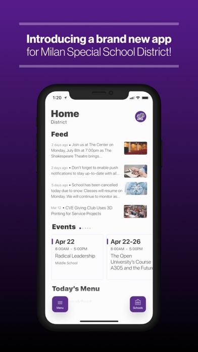 Milan Special School District Screenshot