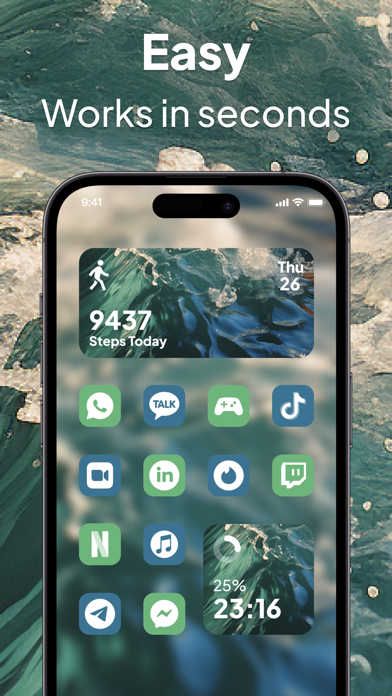 Photo Widgets - Icons themes Screenshot