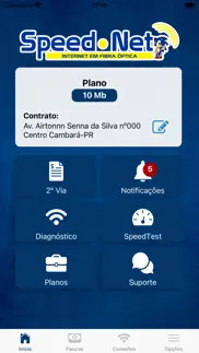 speednet cliente iphone screenshot 2