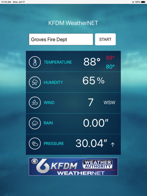 Screenshot #4 pour KFDM WeatherNET