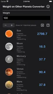 How to cancel & delete weight on other planets conv 4