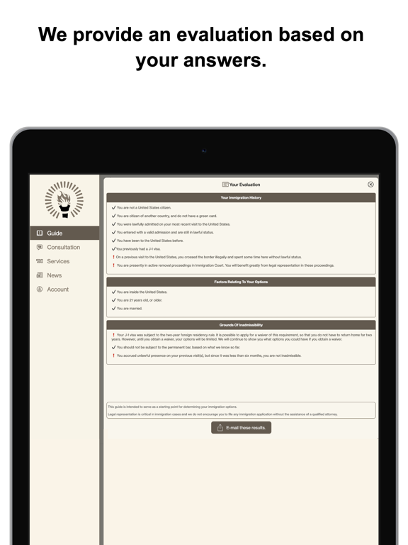 Open Borders iPad screenshot 3 - Reference app