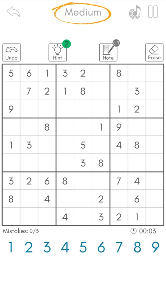 #3. Sudoku King™ - Daily Puzzle (iOS) 由: GAMETION GLOBAL TECHNOLOGIES PTE LIMITED