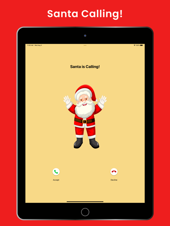 Video Call to Santa Claus iPad screenshot 5 - Entertainment app