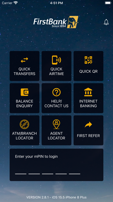 FirstMobile App Screenshot
