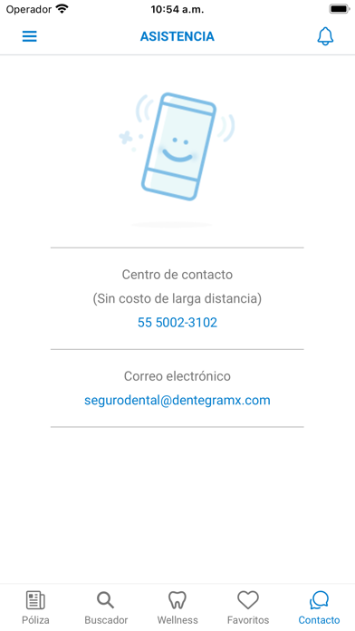 Dentegra Seguros Dentales S.A. Screenshot