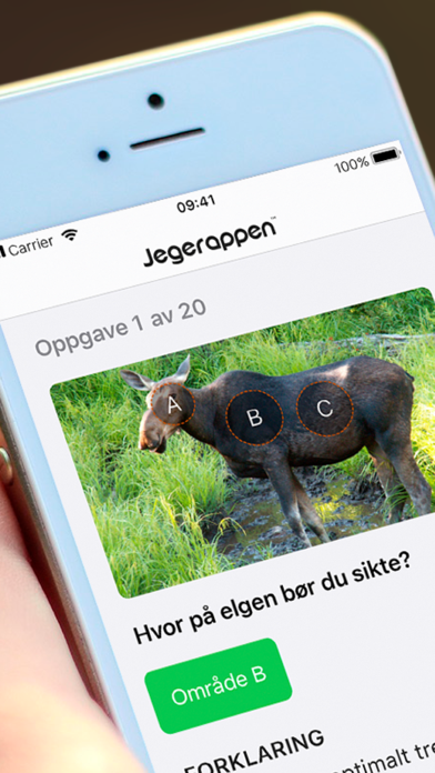 Jegerappen - bestå jegerprøven Screenshot