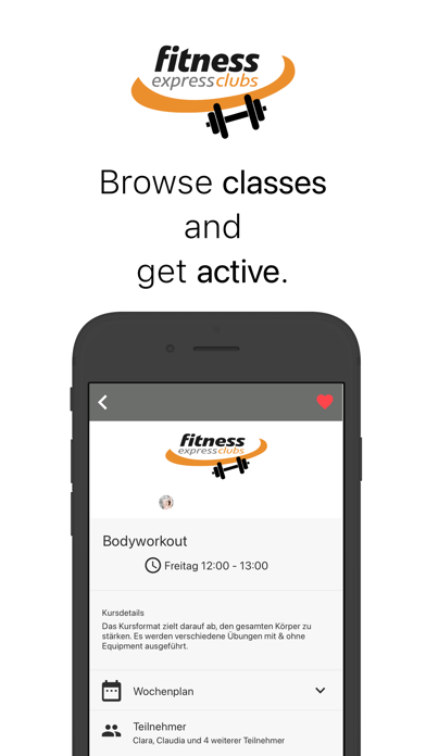 Fitness Express Training Screenshot
