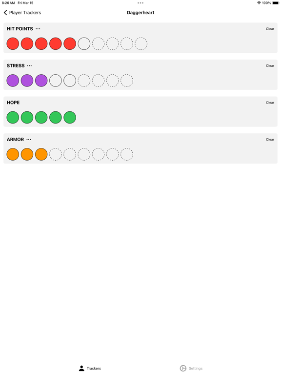 Screenshot #5 pour Daggerheart Tracker