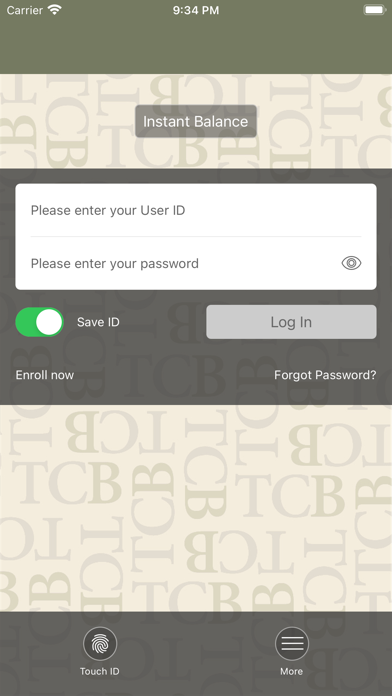 The Tri-County Bank Mobile Screenshot
