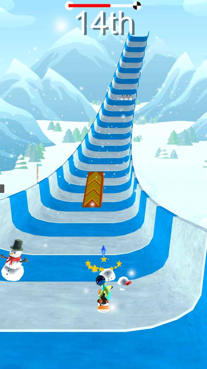 Snowslide Snow Running