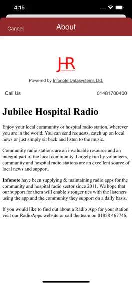 Game screenshot Jubilee Hospital Radio mod apk