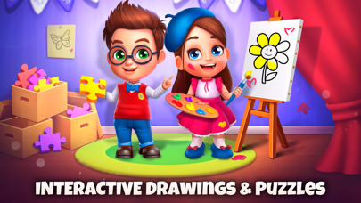 DROP-DROP - Drawings & Puzzles Screenshot