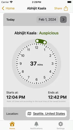 Muhurta Daily screenshot 1