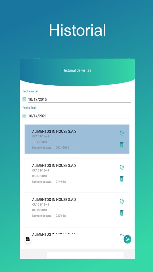 #3. Inspección SanitariApp (iOS) Podle: AC LATIN SOFTWARE SAS